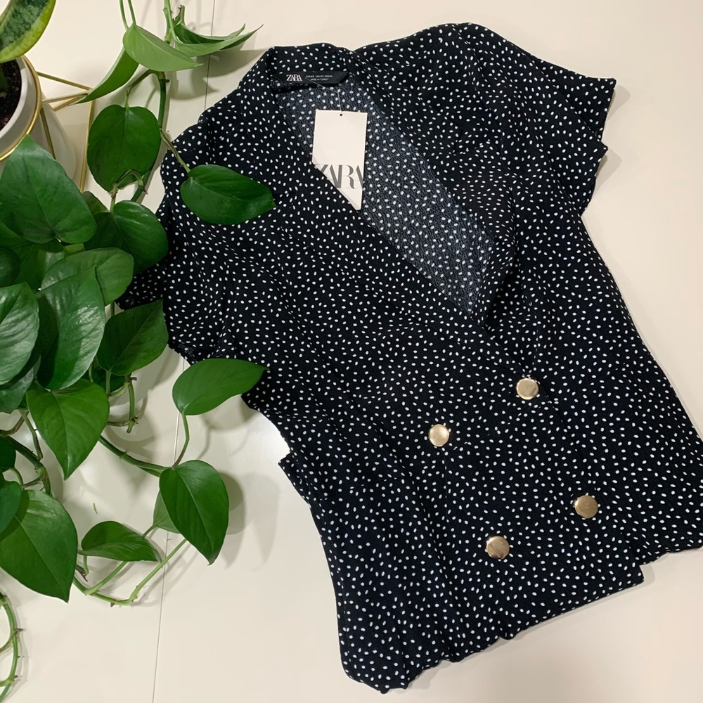 Zara Blazer Romper Dress